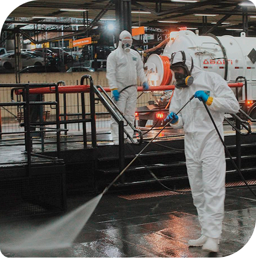 Hidrojateamento industrial e urbano com alto padrão de execução