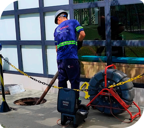 vídeo inspeção de esgoto com câmera - inspeção de tubulação com robô